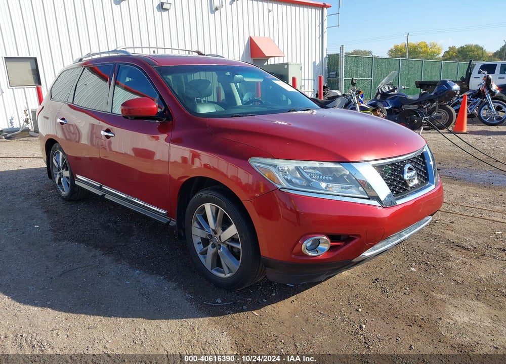 2014 NISSAN PATHFINDER PLATINUM VIN: 5N1AR2MN1EC614441