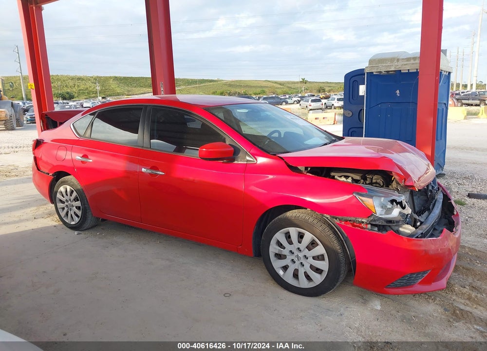 2017 NISSAN SENTRA SV VIN: 3N1AB7AP8HL681562