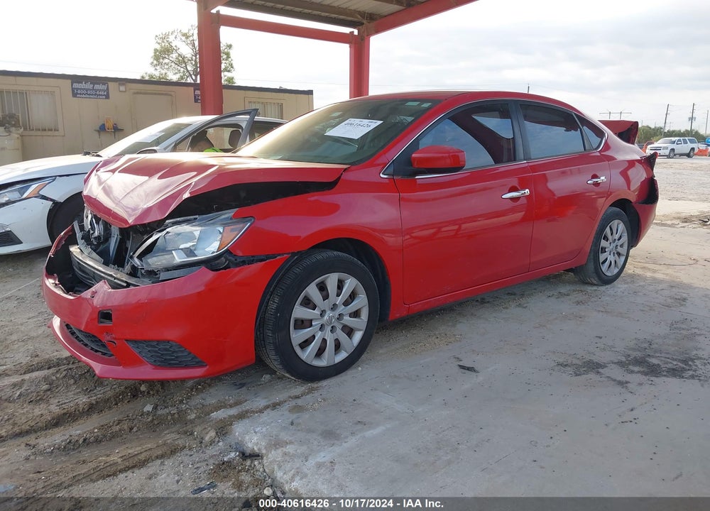 2017 NISSAN SENTRA SV VIN: 3N1AB7AP8HL681562