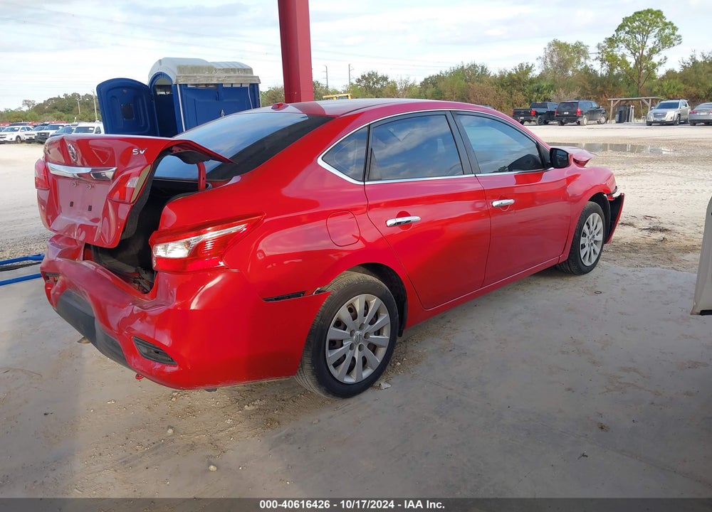 2017 NISSAN SENTRA SV VIN: 3N1AB7AP8HL681562
