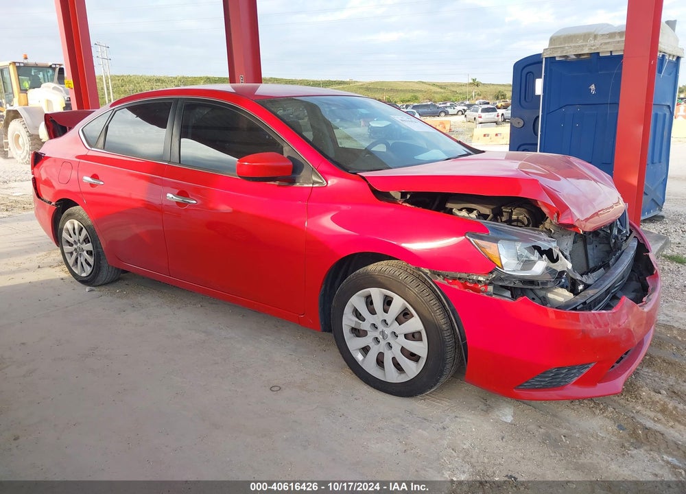 2017 NISSAN SENTRA SV VIN: 3N1AB7AP8HL681562