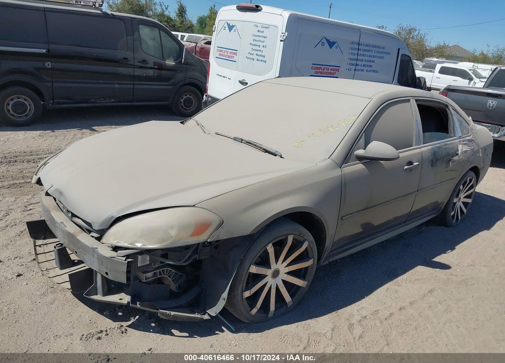 2013 CHEVROLET IMPALA LS VIN: 2G1WF5E35D1244206