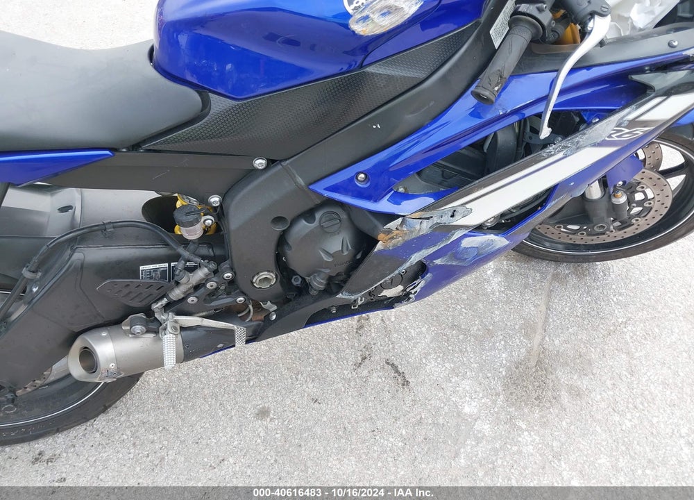 2012 YAMAHA YZFR6 C VIN: JYARJ16Y2CA006125