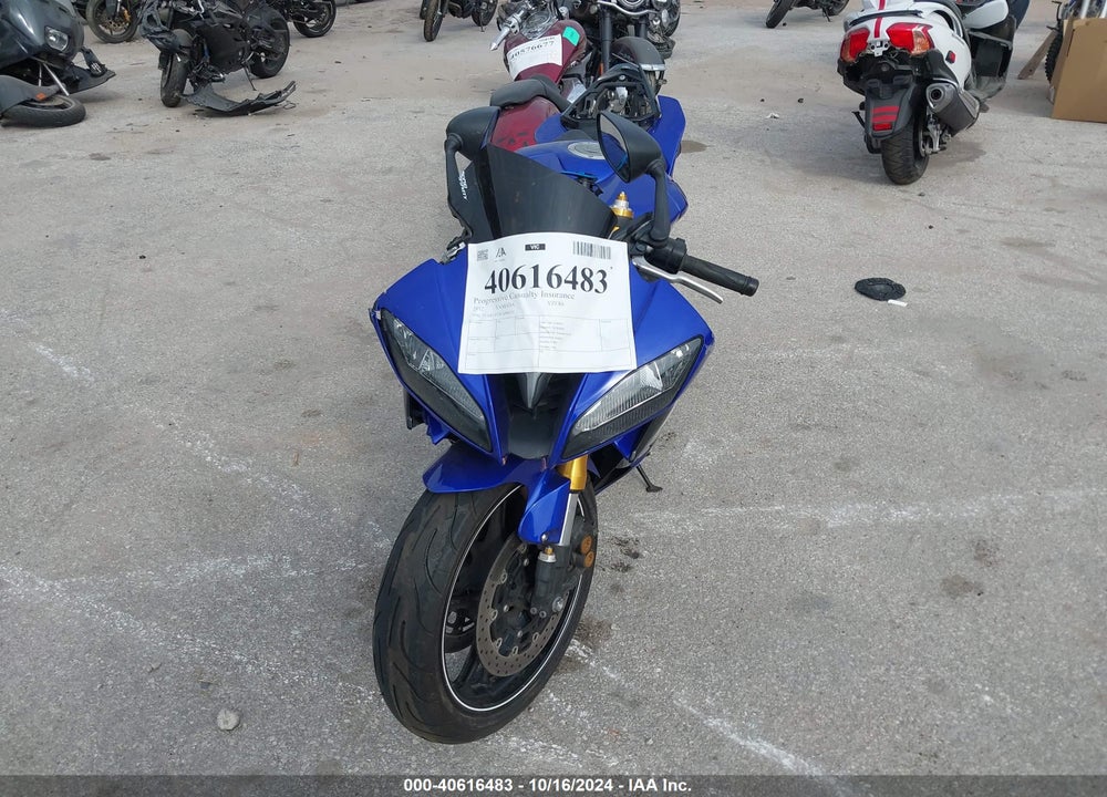2012 YAMAHA YZFR6 C VIN: JYARJ16Y2CA006125