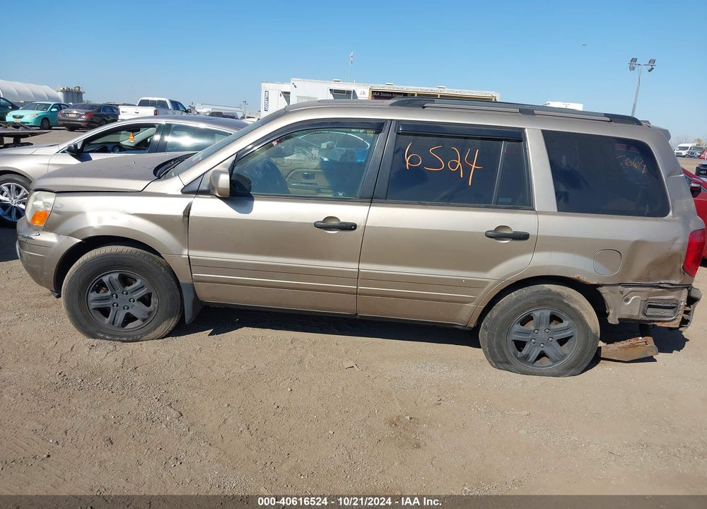 2005 HONDA PILOT EX-L VIN: 2HKYF18625H504608