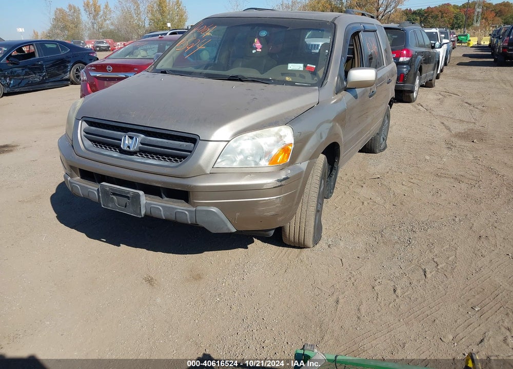 2005 HONDA PILOT EX-L VIN: 2HKYF18625H504608