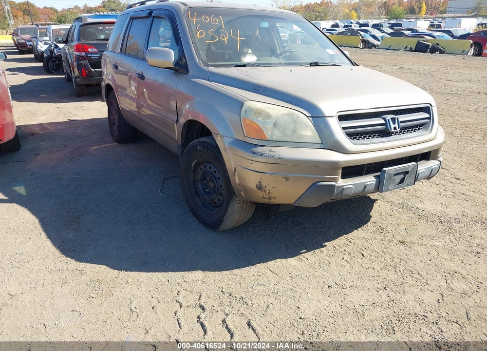 2005 HONDA PILOT EX-L VIN: 2HKYF18625H504608