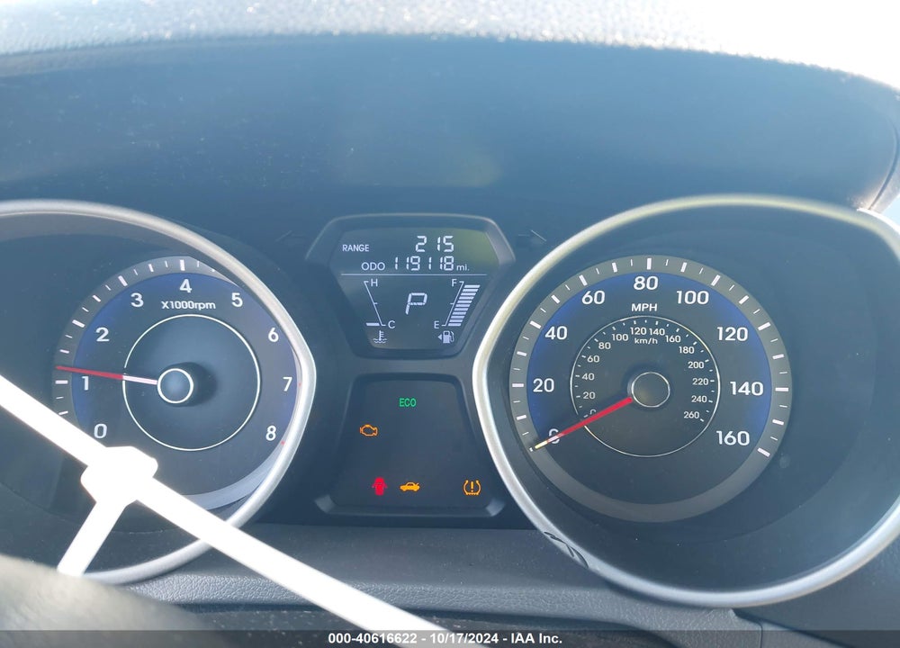 2012 HYUNDAI ELANTRA LIMITED (ULSAN PLANT) VIN: KMHDH4AE3CU273745