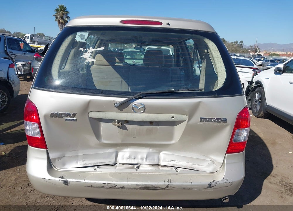 2001 MAZDA MPV DX/ES/LX VIN: JM3LW28G310174355
