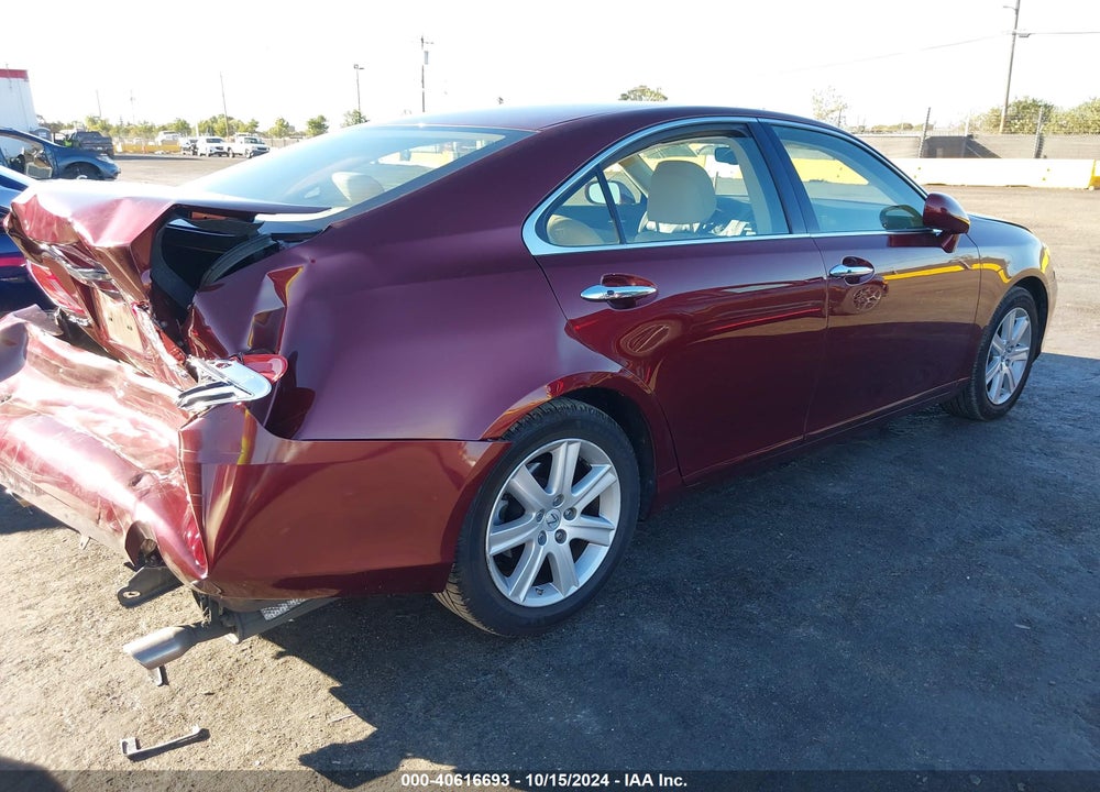 2008 LEXUS ES 350 VIN: JTHBJ46G182269060