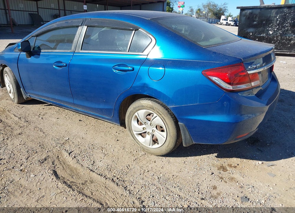 2013 HONDA CIVIC LX VIN: 2HGFB2F59DH563201