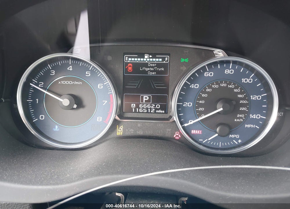 2016 SUBARU CROSSTREK 2.0I PREMIUM VIN: JF2GPADC4G8215091