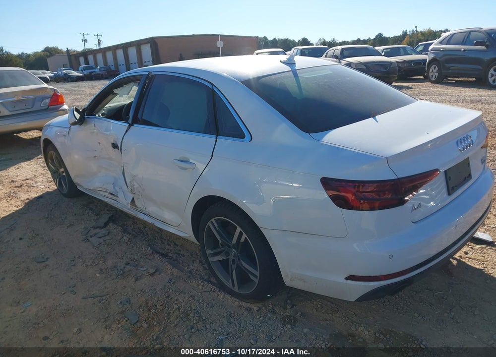 2018 AUDI A4 2.0T PREMIUM/2.0T TECH PREMIUM VIN: WAUENAF46JN020424