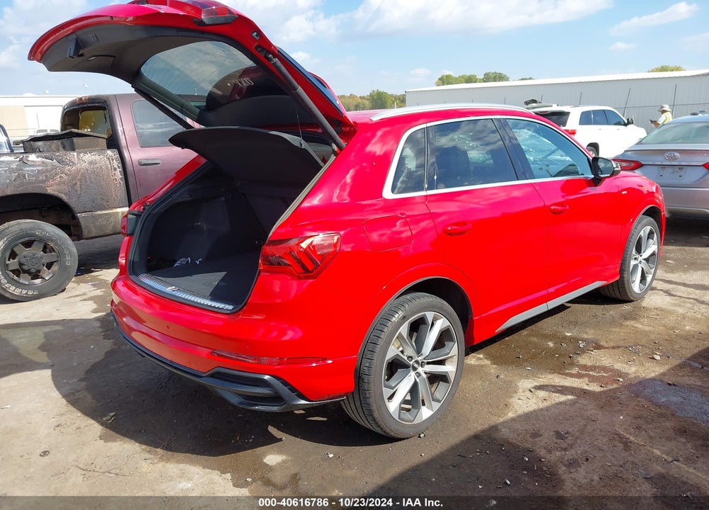2020 AUDI Q3 PREMIUM PLUS 45 TFSI S LINE QUATTRO TIPTRONIC VIN: WA1EECF38L1088492