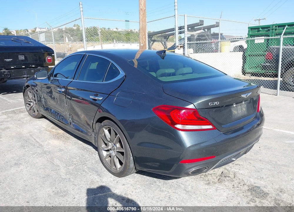 2019 GENESIS G70 3.3T DESIGN VIN: KMTG34LE7KU015385