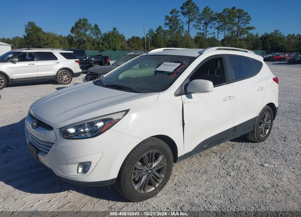 2014 HYUNDAI TUCSON SE VIN: KM8JU3AG1EU903307