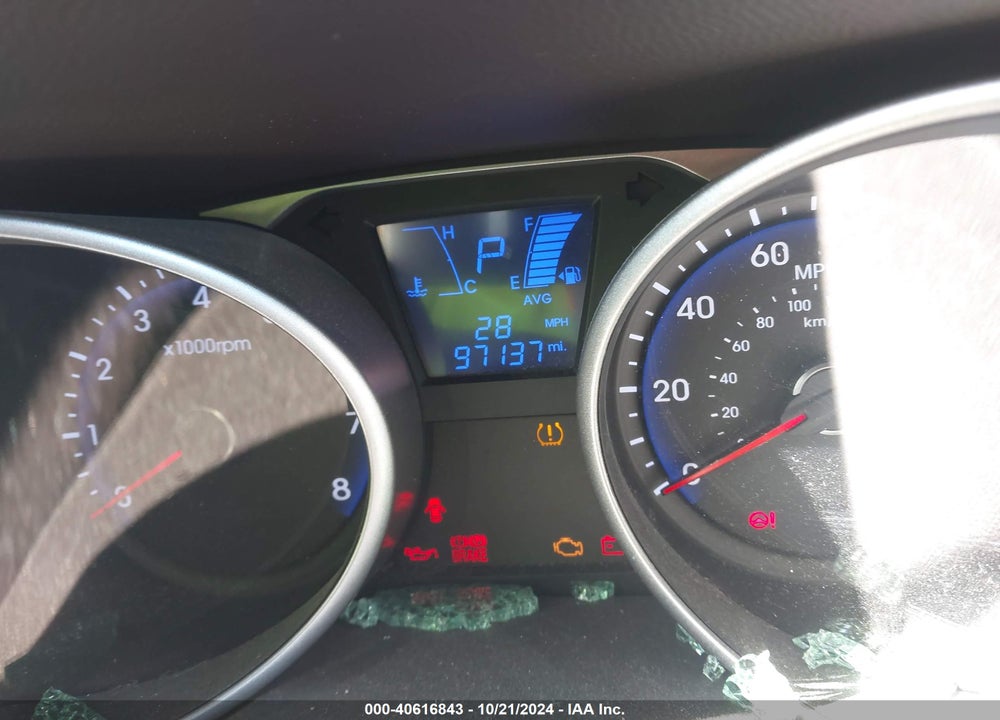 2014 HYUNDAI TUCSON SE VIN: KM8JU3AG1EU903307
