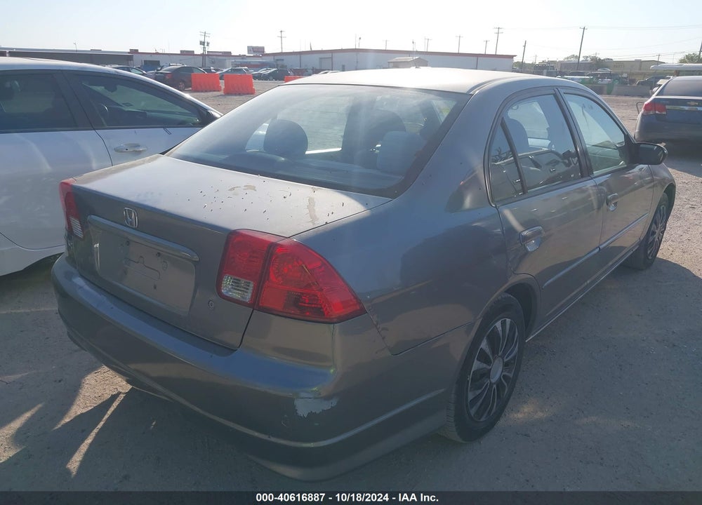 2004 HONDA CIVIC LX VIN: 2HGES16524H518493