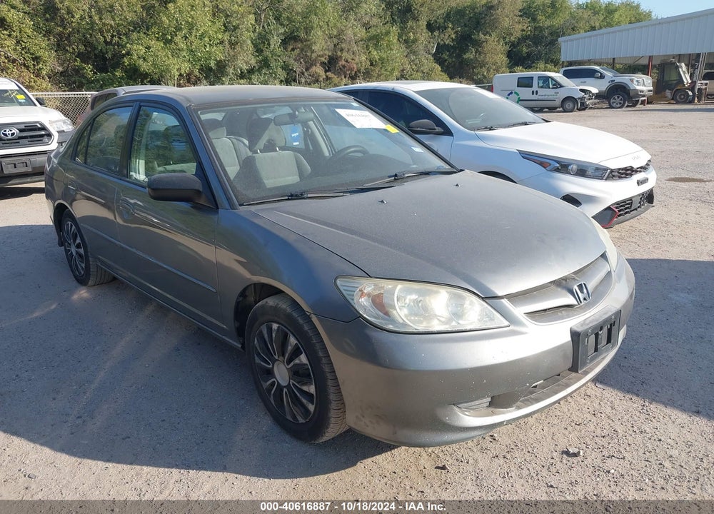 2004 HONDA CIVIC LX VIN: 2HGES16524H518493