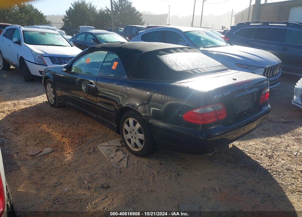 2003 MERCEDES-BENZ CLK 320 VIN: WDBLK65G23T132484