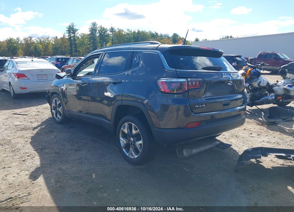 2019 JEEP COMPASS LIMITED 4X4 VIN: 3C4NJDCB2KT618949
