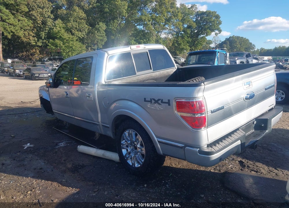 2011 FORD F-150 PLATINUM VIN: 1FTFW1EF0BFD19510