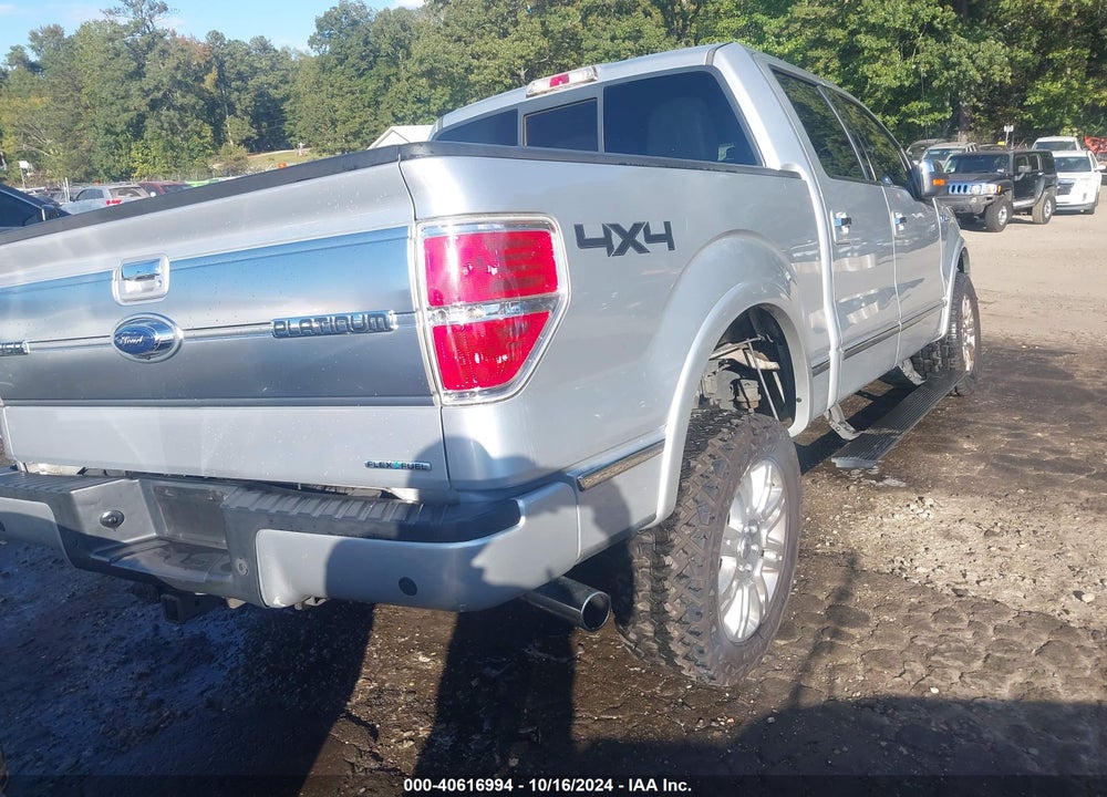 2011 FORD F-150 PLATINUM VIN: 1FTFW1EF0BFD19510