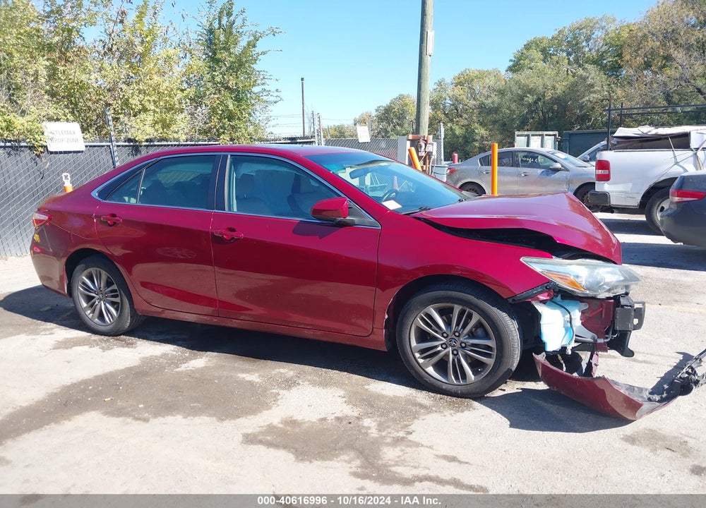 2015 TOYOTA CAMRY SE VIN: 4T1BF1FK4FU985471