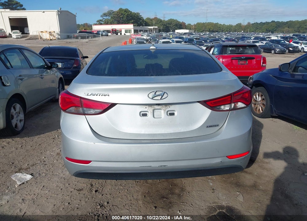 2015 HYUNDAI ELANTRA LIMITED VIN: 5NPDH4AE3FH612782