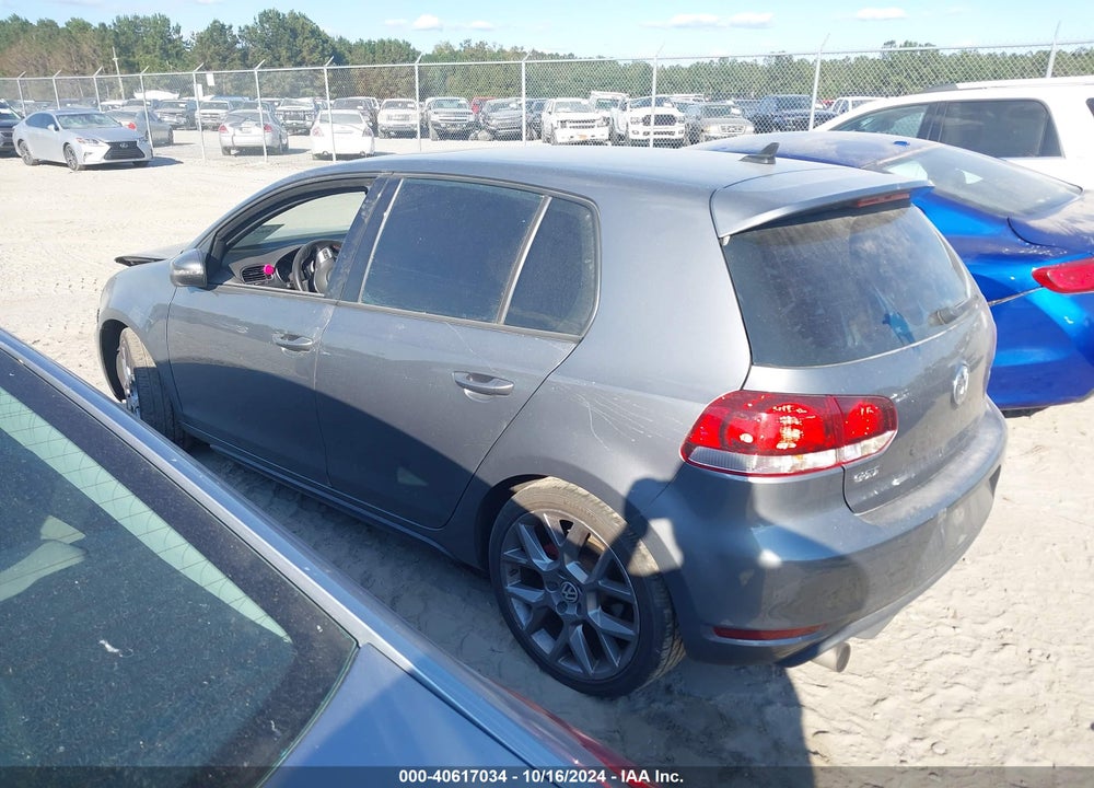 2013 VOLKSWAGEN GTI 4-DOOR VIN: WVWHV7AJ3DW084841