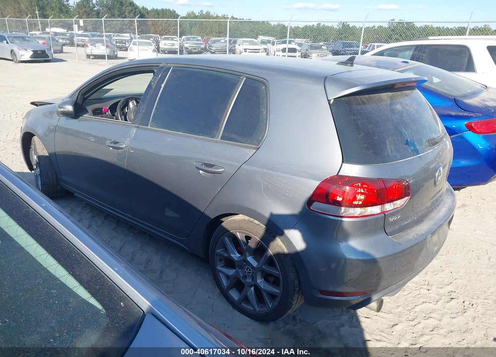 2013 VOLKSWAGEN GTI 4-DOOR VIN: WVWHV7AJ3DW084841
