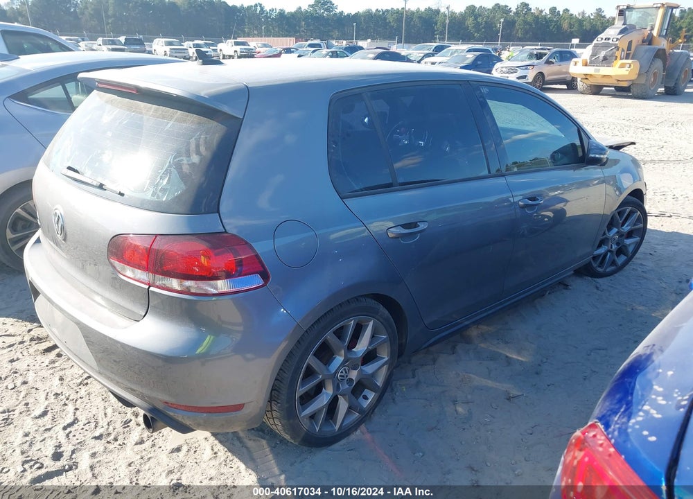 2013 VOLKSWAGEN GTI 4-DOOR VIN: WVWHV7AJ3DW084841