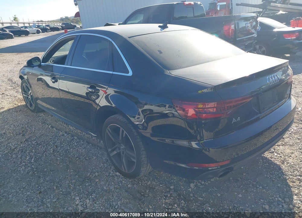 2018 AUDI A4 2.0T PREMIUM/2.0T TECH PREMIUM VIN: WAUENAF46JN000187