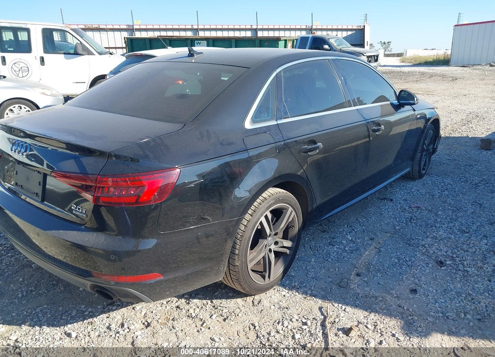 2018 AUDI A4 2.0T PREMIUM/2.0T TECH PREMIUM VIN: WAUENAF46JN000187