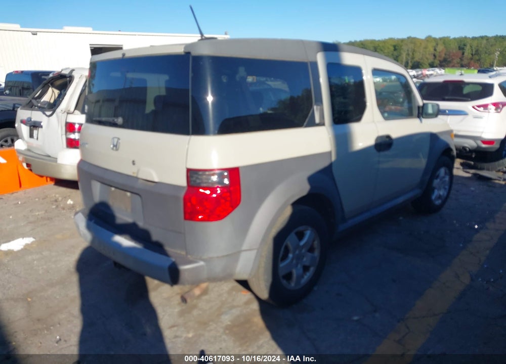 2005 HONDA ELEMENT EX VIN: 5J6YH18665L009103