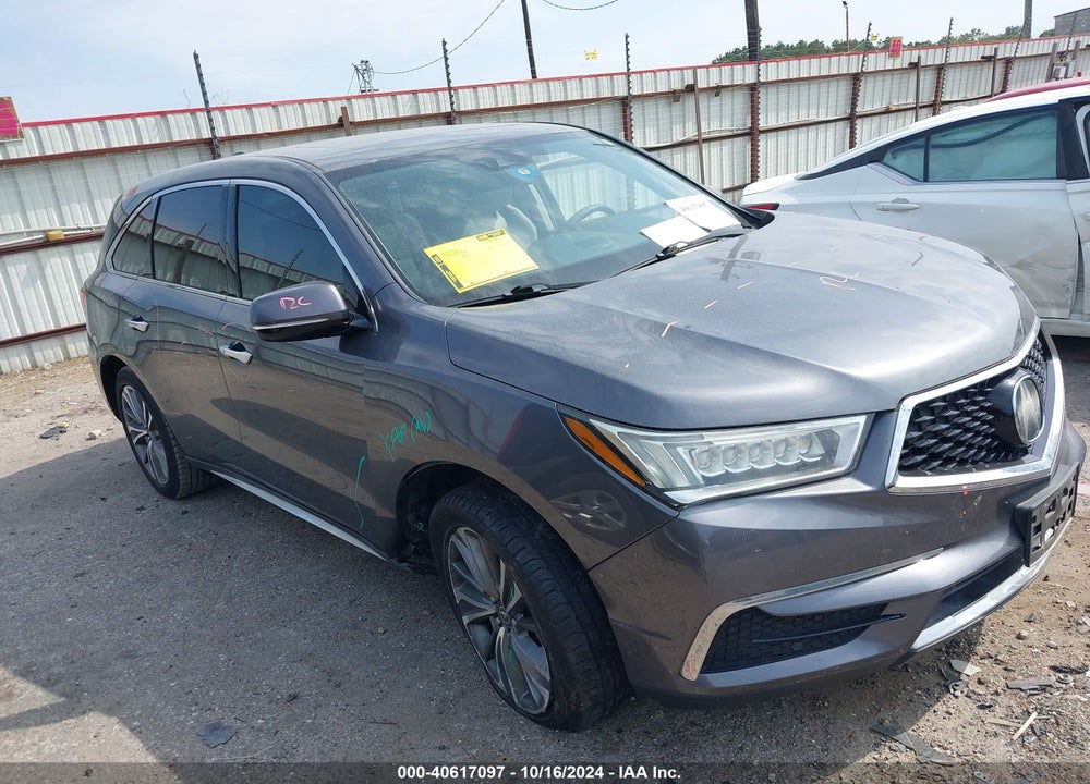 2017 ACURA MDX TECHNOLOGY PACKAGE VIN: 5FRYD3H54HB007201