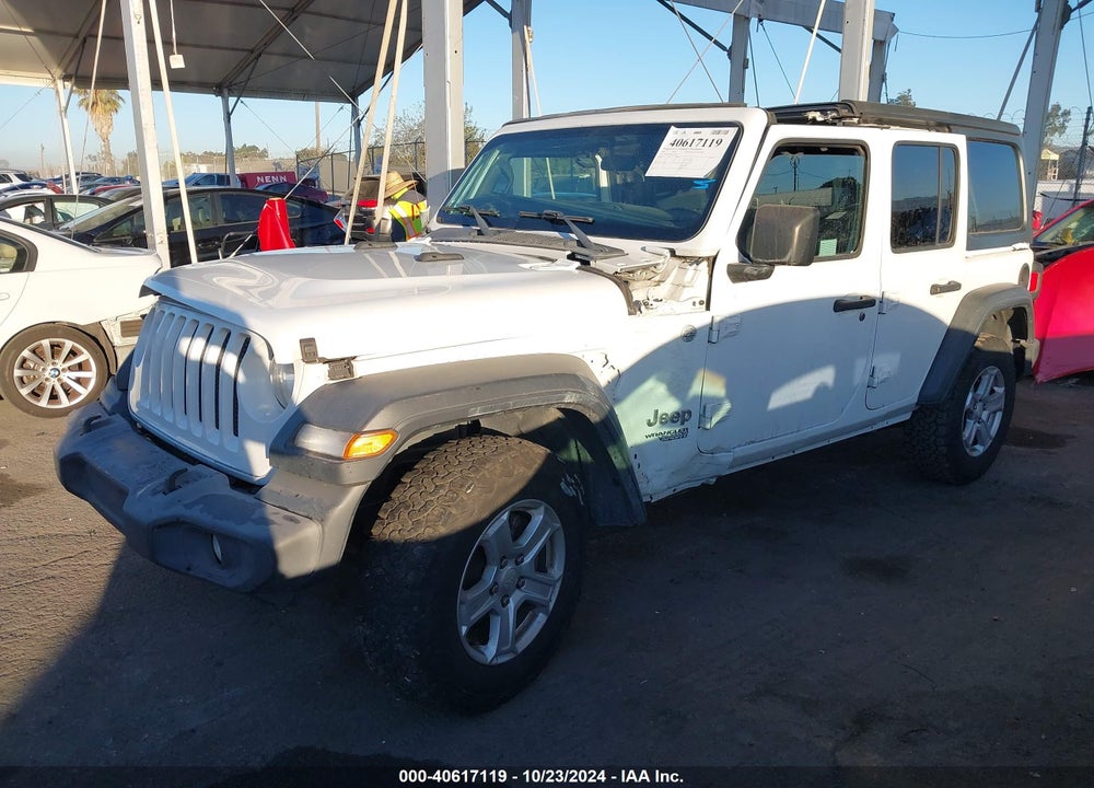 2018 JEEP WRANGLER UNLIMITED SPORT S 4X4 VIN: 1C4HJXDG8JW134740