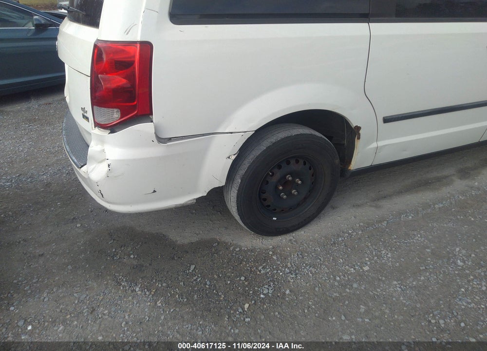 2013 RAM CARGO TRADESMAN VIN: 2C4JRGAG3DR695827