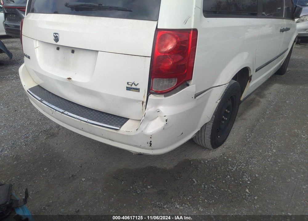 2013 RAM CARGO TRADESMAN VIN: 2C4JRGAG3DR695827