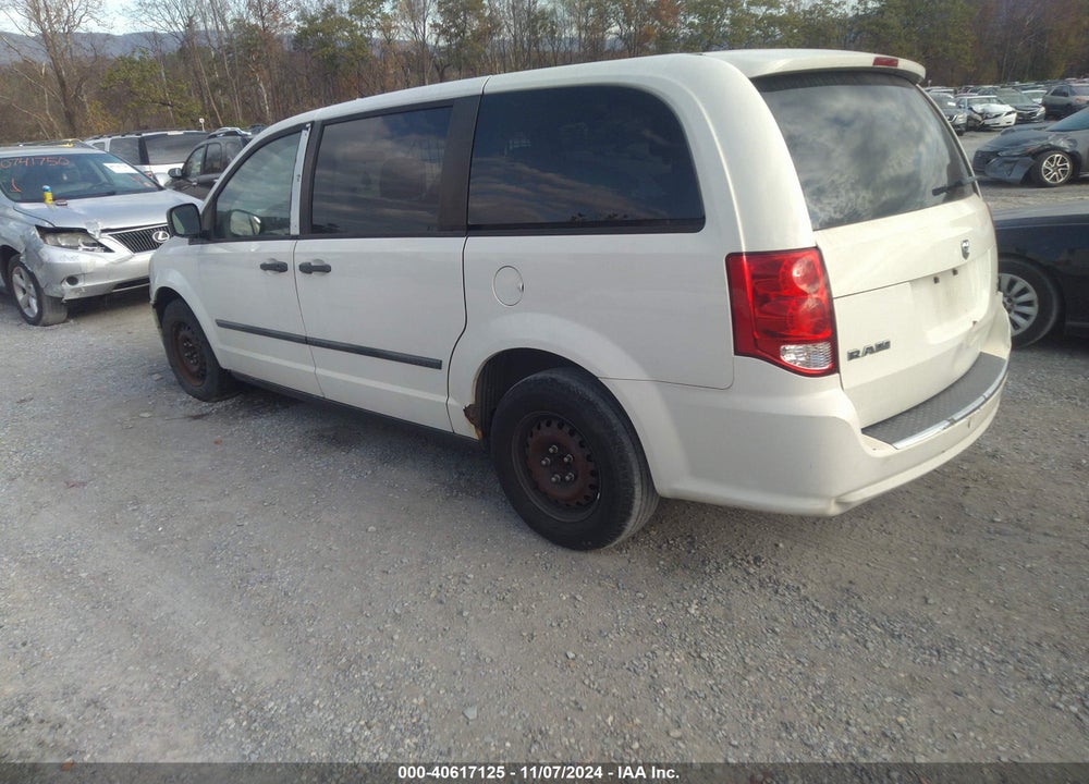 2013 RAM CARGO TRADESMAN VIN: 2C4JRGAG3DR695827