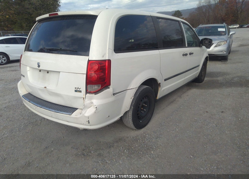 2013 RAM CARGO TRADESMAN VIN: 2C4JRGAG3DR695827