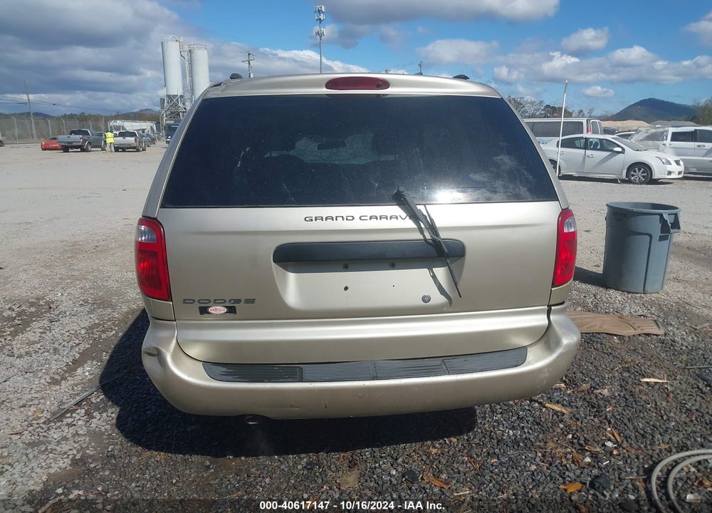 2006 DODGE GRAND CARAVAN SE VIN: 1D4GP24R76B624778