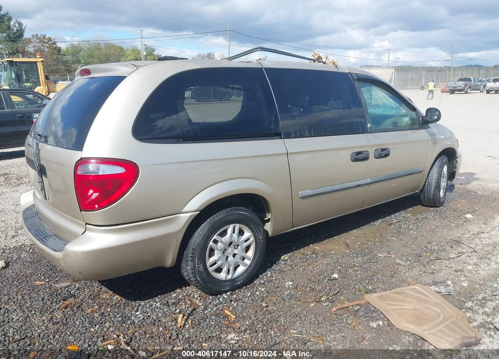 2006 DODGE GRAND CARAVAN SE VIN: 1D4GP24R76B624778