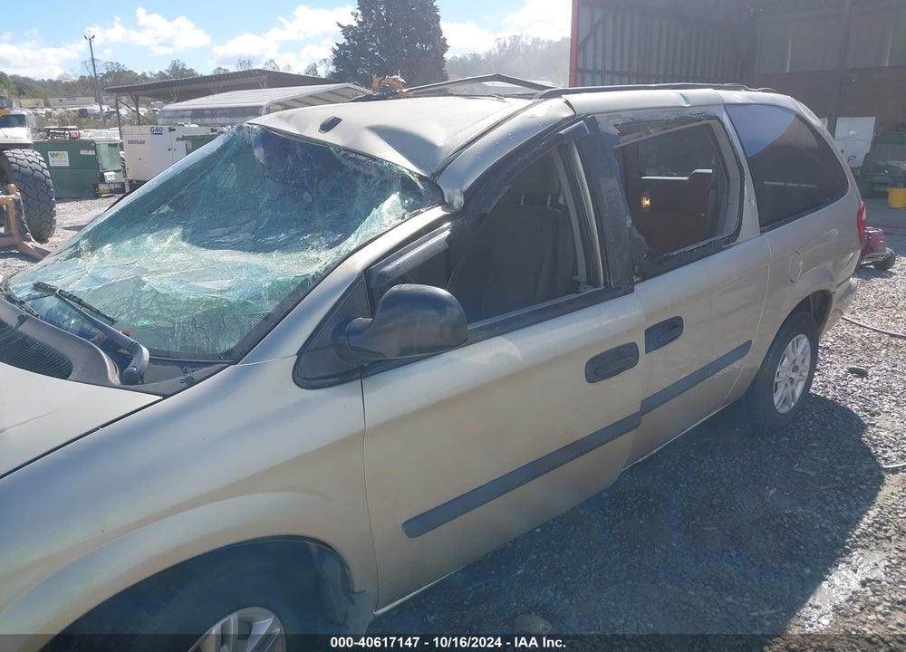 2006 DODGE GRAND CARAVAN SE VIN: 1D4GP24R76B624778