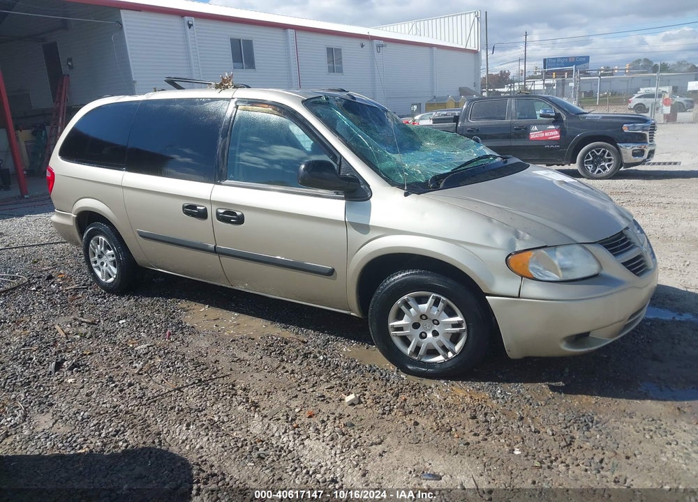 2006 DODGE GRAND CARAVAN SE VIN: 1D4GP24R76B624778
