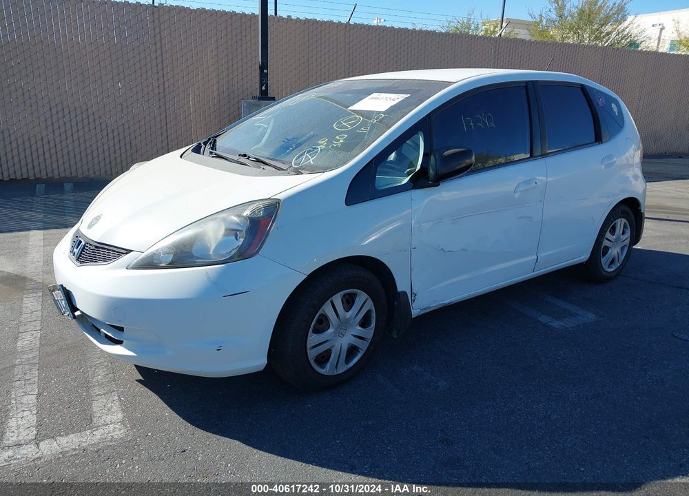2010 HONDA FIT VIN: JHMGE8H21AS012800