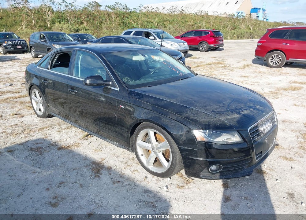 2012 AUDI A4 2.0T PREMIUM VIN: WAUFFAFL4CN005917