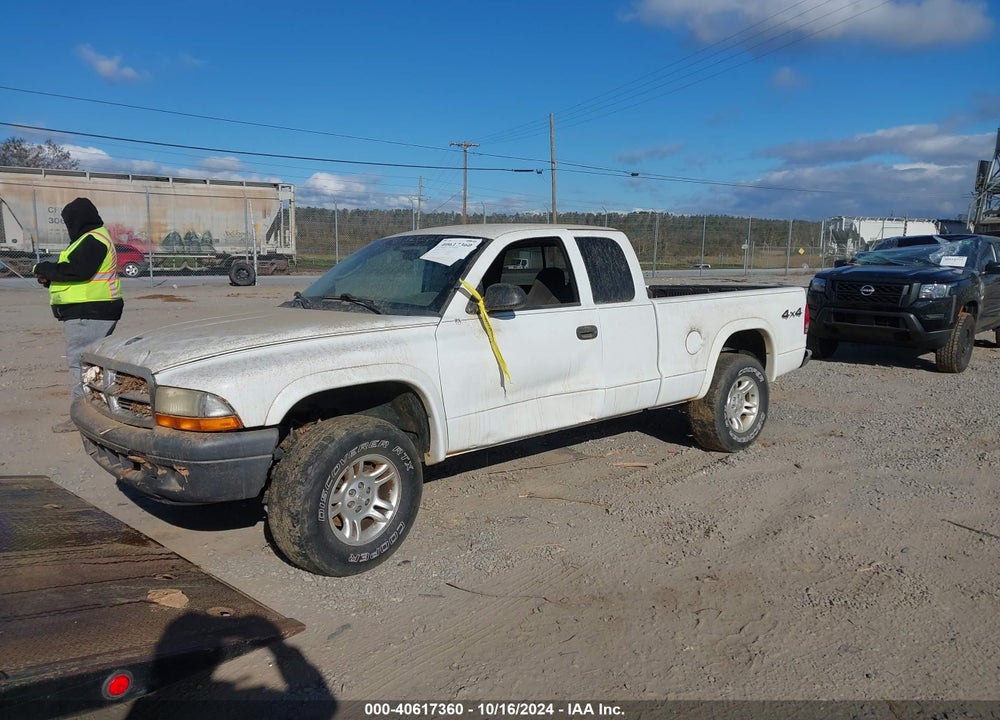 2004 DODGE DAKOTA VIN: 1D7HG12K44S622779