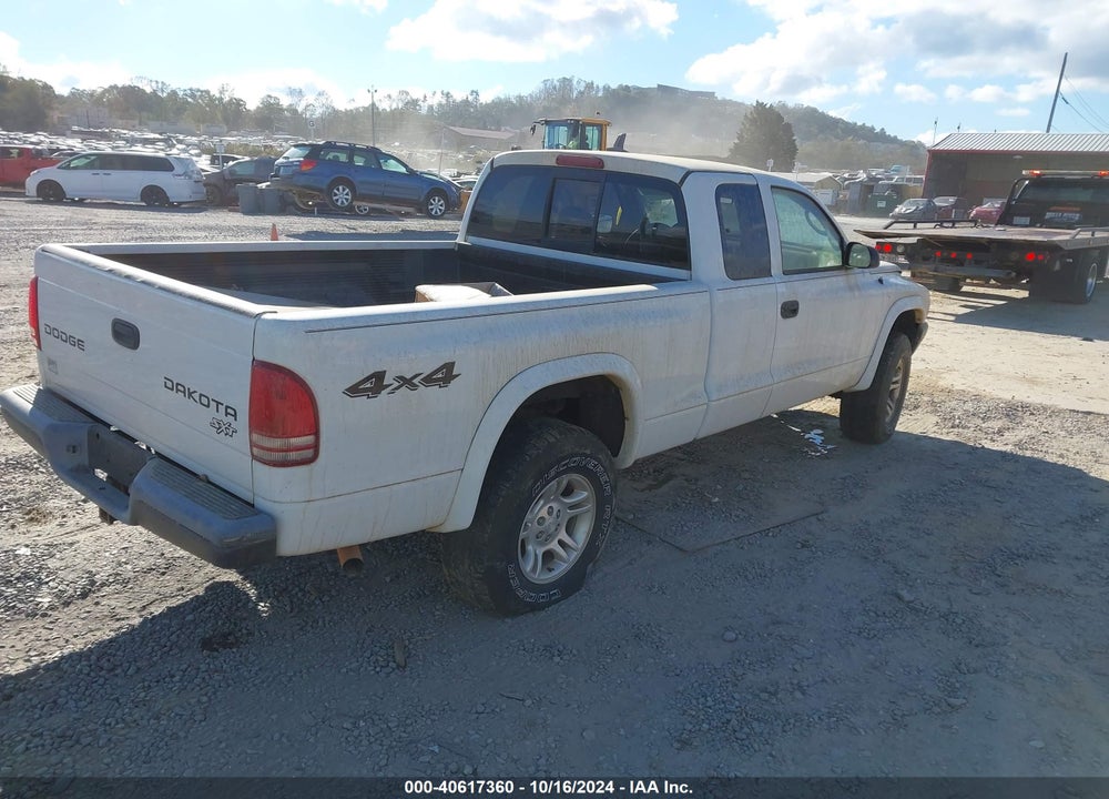 2004 DODGE DAKOTA VIN: 1D7HG12K44S622779