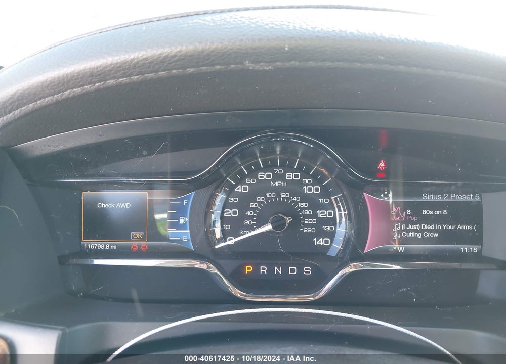 2015 LINCOLN MKS VIN: 1LNHL9EK2FG606887